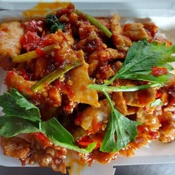 หมูผัดพริกเผา เป็นกับข้าว