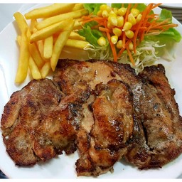 ไก่พริกไทยดำ (Black Pepper Chicken Steak)