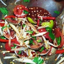 ตำหอยแครงมะละกอ