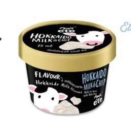 ete ไอศครีม Hokkaido Milk & Chip
