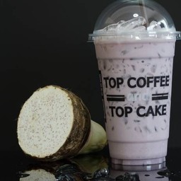 Iced Taro Latte เผือกเย็นนมสด