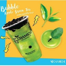 ชาเขียวแอปเปิลไข่มุก