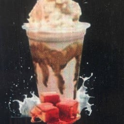 นมหมีคาราเมลปั่น