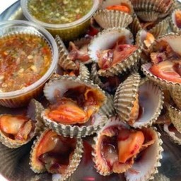 หอยแครงลวก