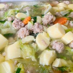 ต้มจืดเต้าหู้หมูสับ