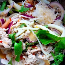 ยำเห็ดรวม