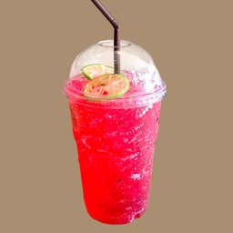 น้ำแดงโซดามะนาว