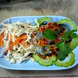 กุ้งแช่น้ำปลา