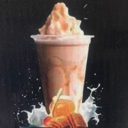 นมหมีน้ำผึ้งปั่น