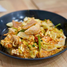 สุกี้แห้งไก่