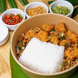 ไก่คาราเกะคั่วพริกเกลือ