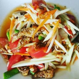 ตำไทยปลากรอบ