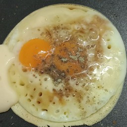 ขนมครกโอปันยากิไส้ไข่นกกระทา