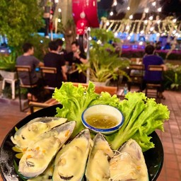 หอยแมงภู่นิวซีแลนด์อบชีว