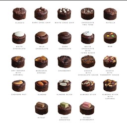 บราวนี่คละหน้า 10 แถม 1 ชิ้น