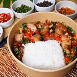 กะเพราเบค่อนหัวร้อน