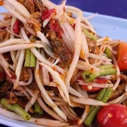 ตำปลาร้าปลากรอบ