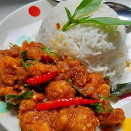 ข้าวพริกเเกงหมูชั้น