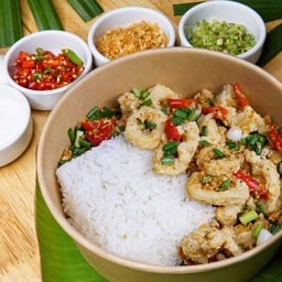 หมึกคั่วพริกเกลือ