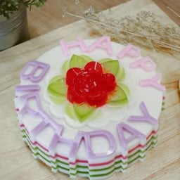 วุ้นวันเกิด 2ปอนด์ ดอกไม้