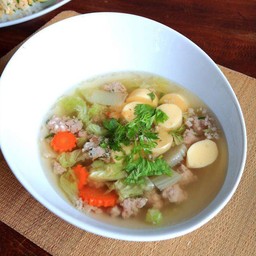 ต้มจืดเต้าหู้หมูสับ