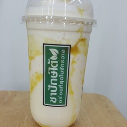 นมหมีคาราเมลปั่น