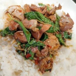 [ข้าวทิพย์]ข้าวกระเพราเครื่องใน