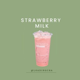 นมสดสตรอเบอร์รี่