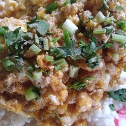 ข้าวไข่ข้นหมูสับ