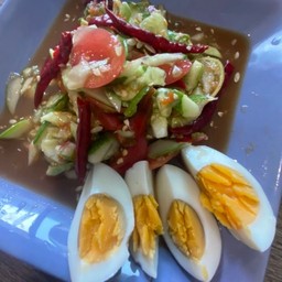ตำแตงไข่ต้ม นัวคักๆ