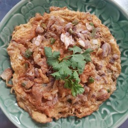 ไข่เจียวหมูสับ(กับข้าว)