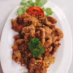 Fried Chicken with Garlic & Pepper