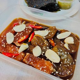 Dong dong แซลม่อนกุ้งดองซีอิ๊วเกาหลี
