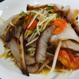 ตำคอหมูย่าง