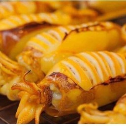 หมึกยัดใส้ไข่ระเบิด