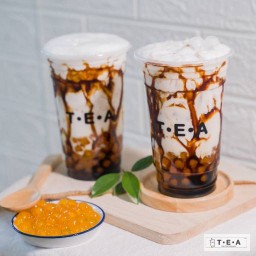 ชานมไข่มุกน้ำตาลโตนด T•E•A