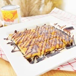 โรตีข้าวโพด + ช็อกโกแลต