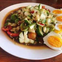 ตำแตงไข่ต้ม