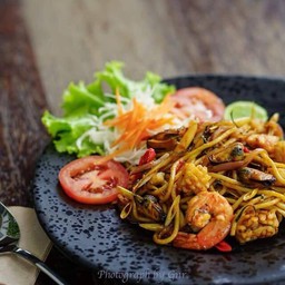 สปาเก็ตตี้ต้มยำทะเล