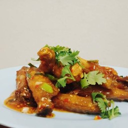 ปีกไก่ซอสแดง