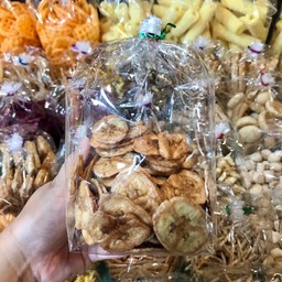 กล้วยฝานอบเนย