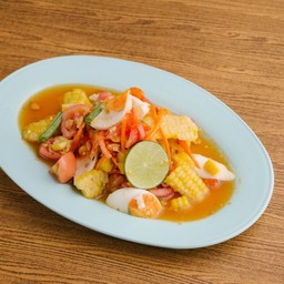 ตำข้าวโพดไข่เค็ม