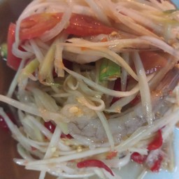 ตำกุ้งสด