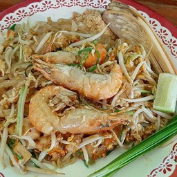 ผัดไทยกุ้งสด