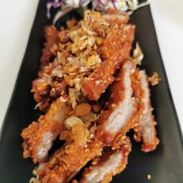 คอหมูทอด