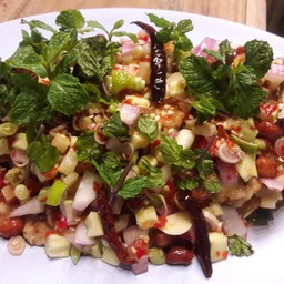 ปลาทับทิมทอดสมุนไพรสด