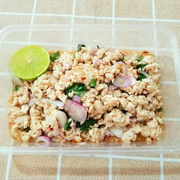 กับข้าว ลาบไก่