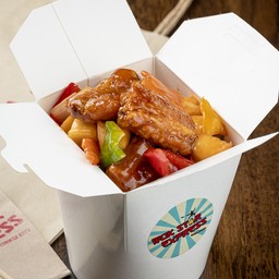 RB1.ซี่โครงหมูทอดผัดซอสเปรี้ยวหวานฮ่องกง