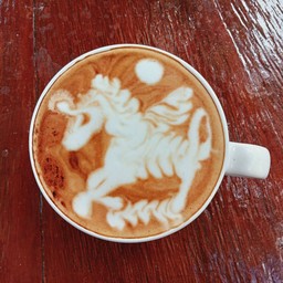 คาปูชิโน่ร้อน