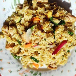 ข้าวผัด เขียวหวานหมู